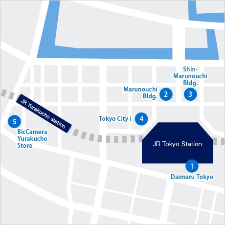  Map of Tokyo Station
