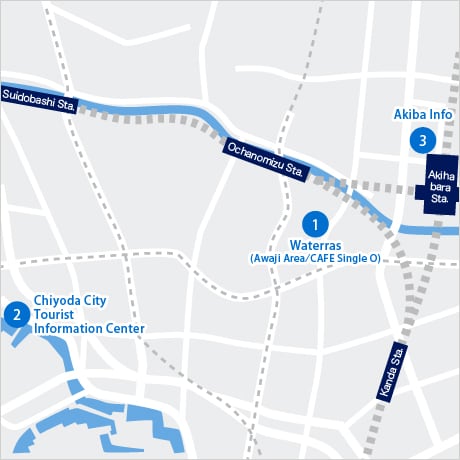  Map of Akihabara & Ochanomizu