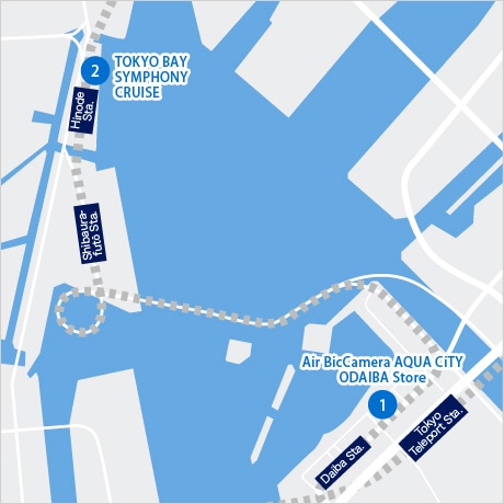  Map of Odaiba & Waterfront 