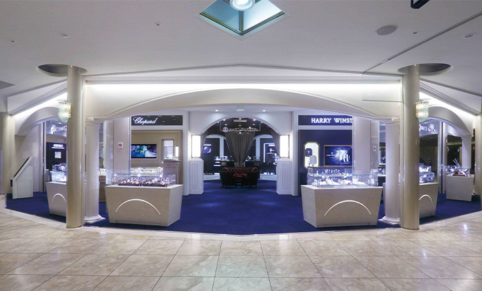 Inside view of Takashimaya Watch Maison