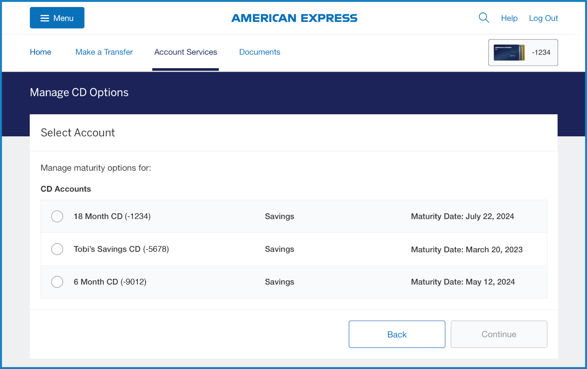 Select CD for Updating
