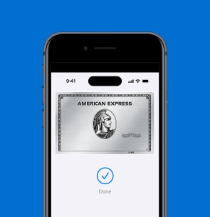 American Express Platinum Card upload to Apple Wallet is complete