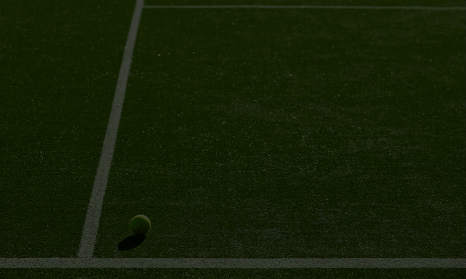 Close up of tennis court