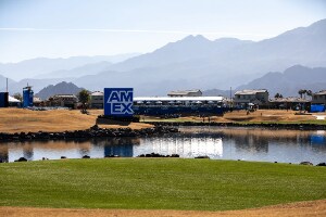 The American Express Golf Course with the Blue Amex Box highlighted