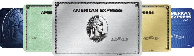 Five Amex Credit Cards across Personal and Business