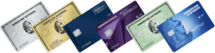 Six Amex Credit Cards across Personal and Business