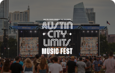 Picture of Austin City Limits stage with "Austin CIty Limits Music Fest" overlaid