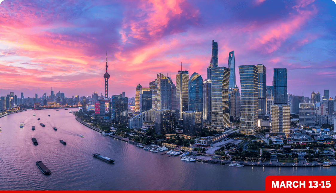 Shanghai: March 13-15