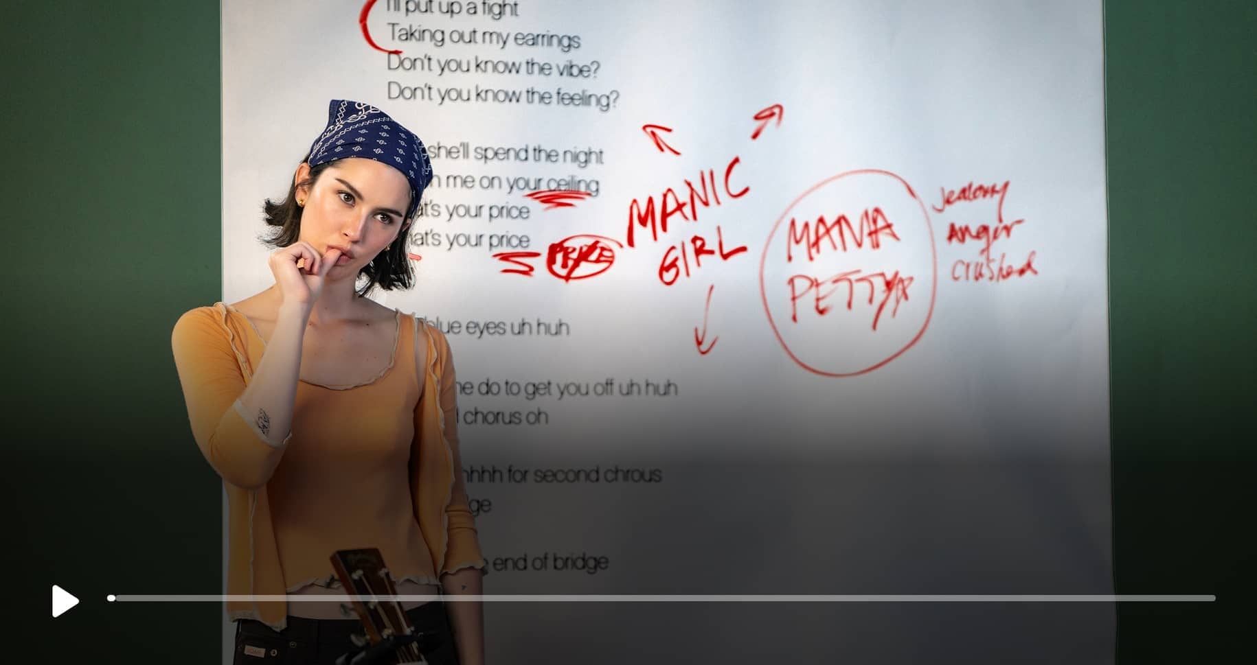 Thumbnail for Gracie Abrams "That’s So True" Click to play video