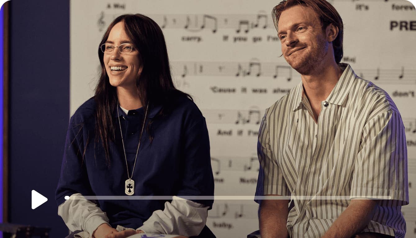 Thumbnail for Billie Eilish "Birds of a Feather." Click to play video