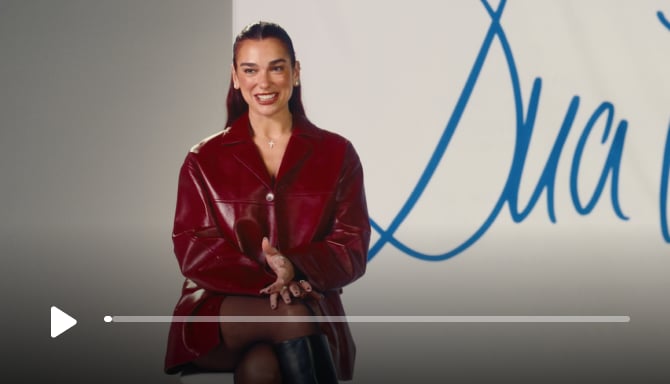 Thumbnail for Dua Lipa "Houdini." Click to play video