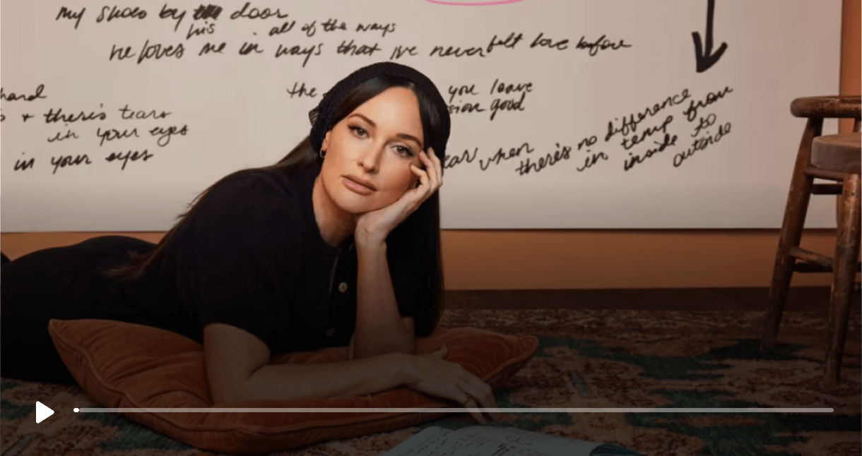 Thumbnail for Kacey Musgraves "Dinner with Friends." Click to play video