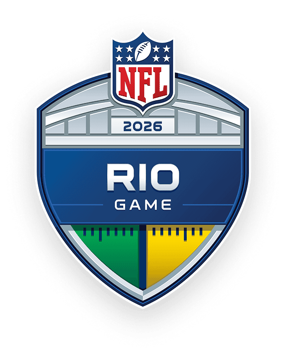 A graphic mockup of the Rio de Janeiro game's logo, along with the two teams playing.