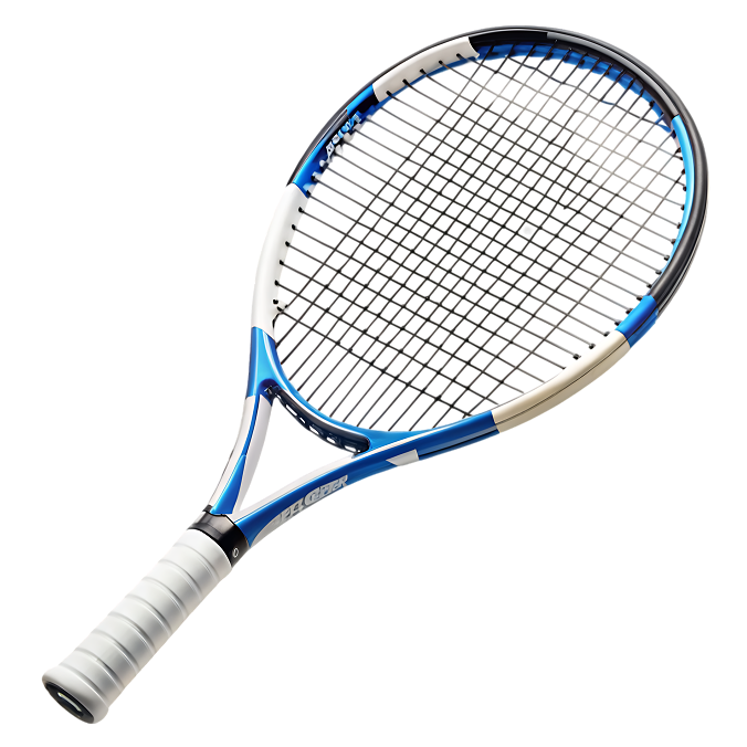Tennis ball and racket