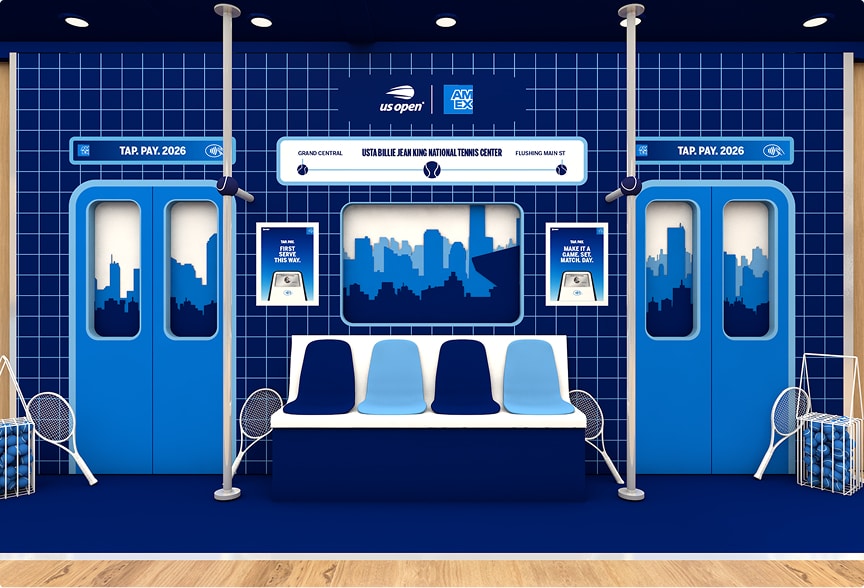 Illustration of the interior of an MTA train