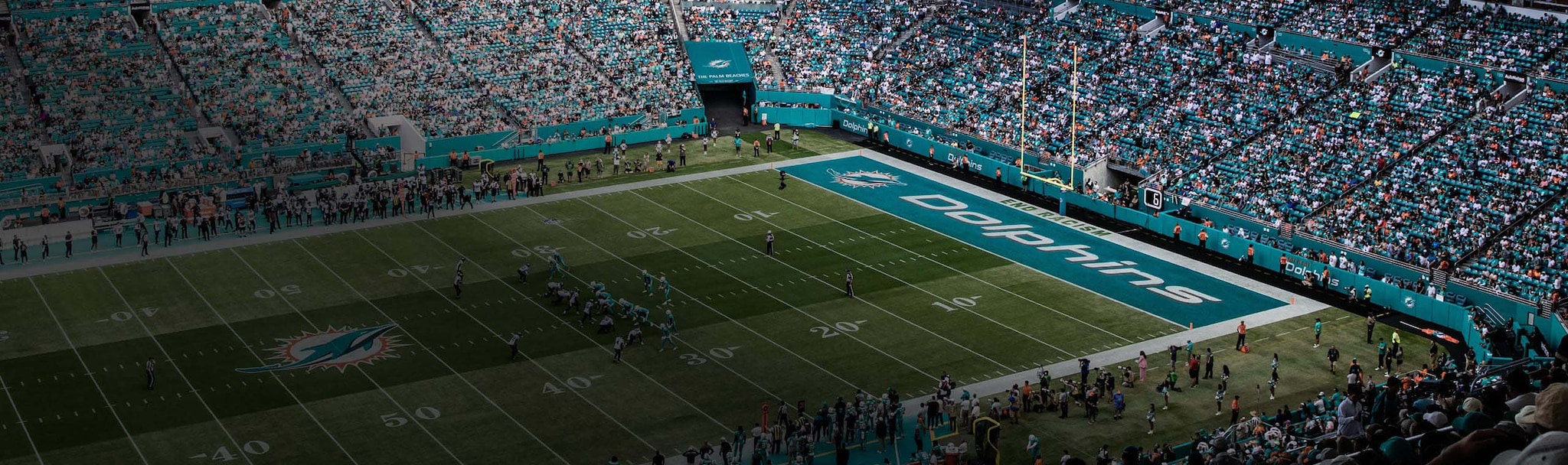 Image of Hard Rock Stadium field