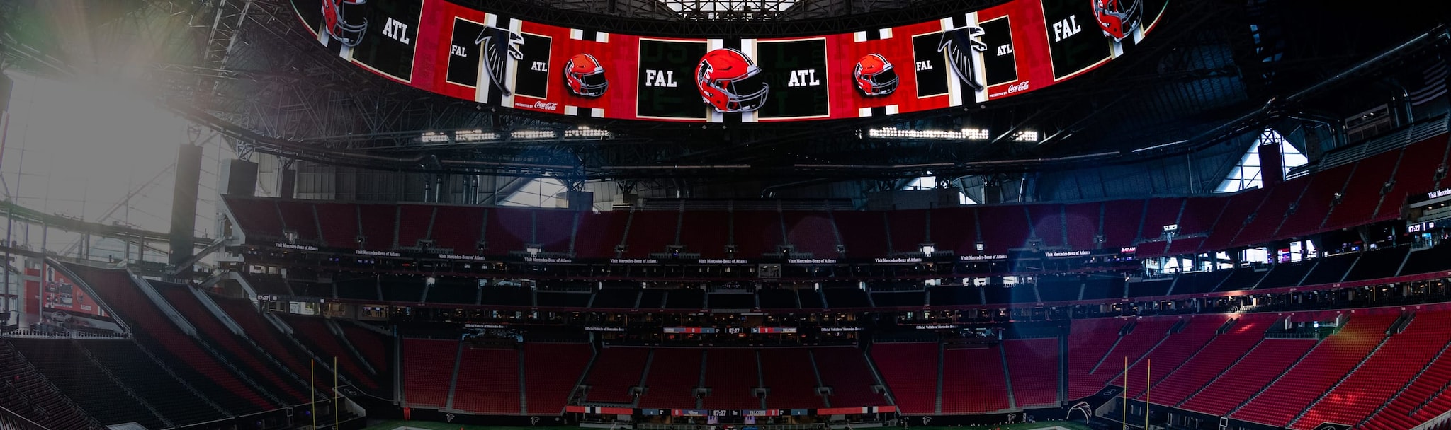 Image of Mercedes-Benz Stadium stands