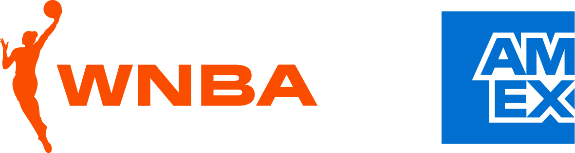 WNBA x AMEX logo
