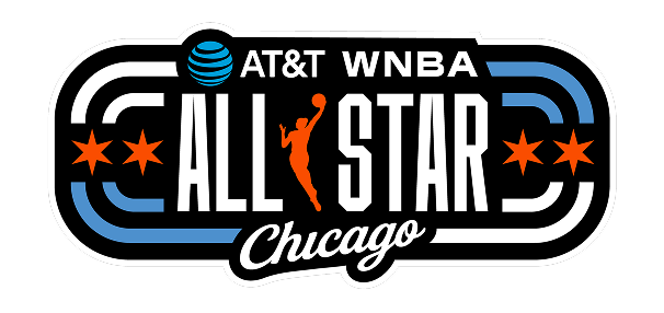 AT&T WNBA All-Star Chicago logo