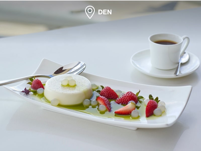American Express Centurion® Lounge dessert option at Denver International Airport