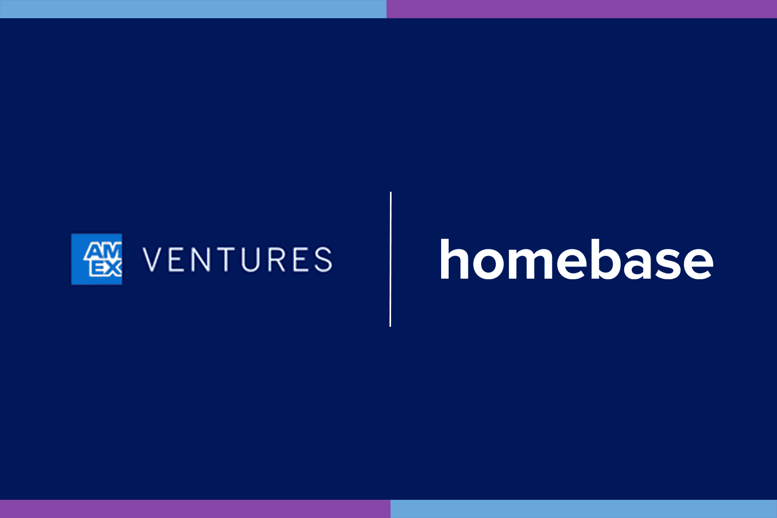 Amex Ventures and Homebase logos