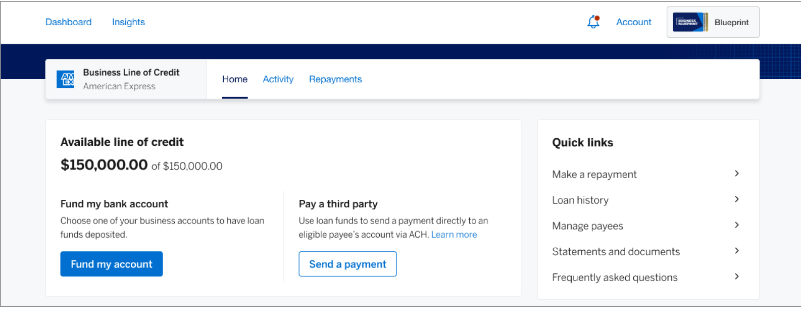How to draw funds from your Amex® Business Line of Credit