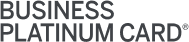 Business Platinum Card logo.