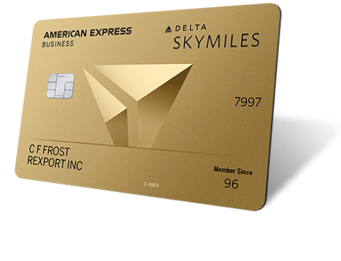 The Delta SkyMiles Gold Business Card.