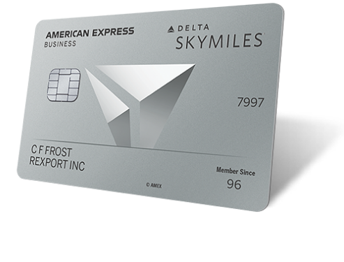 The Delta SkyMiles Platinum Business Card.