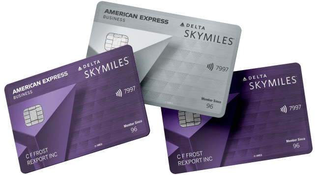 The Employee Delta SkyMiles Reserve and Platinum Business Cards.