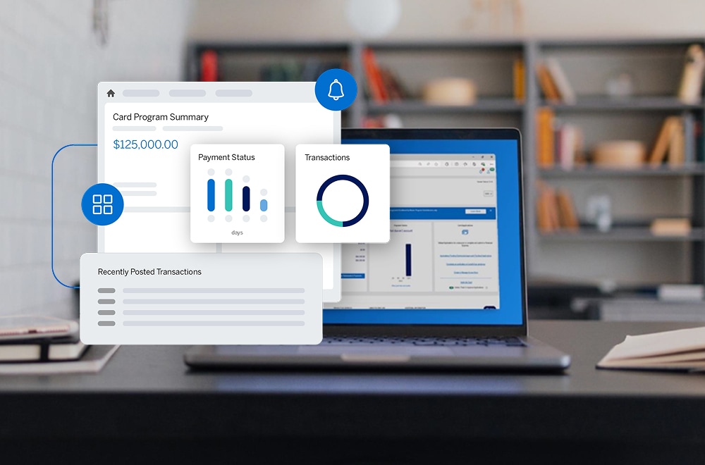 Flow charts on laptop screen