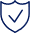 Shield icon representing added security and control.
