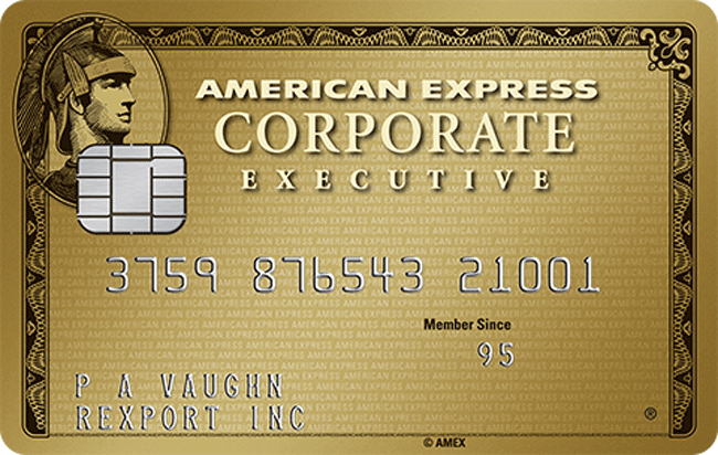 Global Dollar Card - American Express® Corporate Executive Gold Card