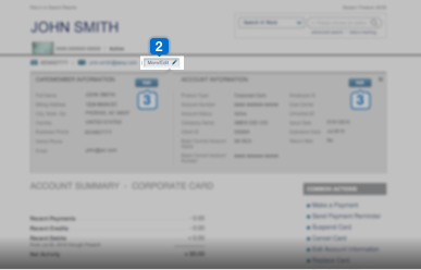 cardmember profile page
