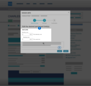 input desired card limit