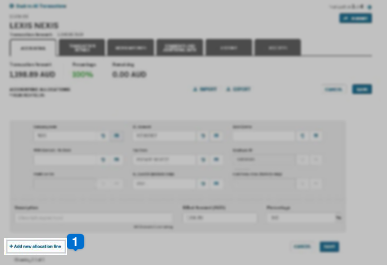 splitting accounting for transaction2