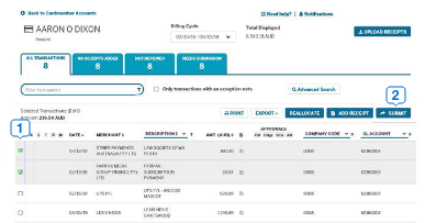 Submitting Transaction