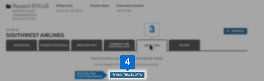 BTA FIND TRAVEL DATA