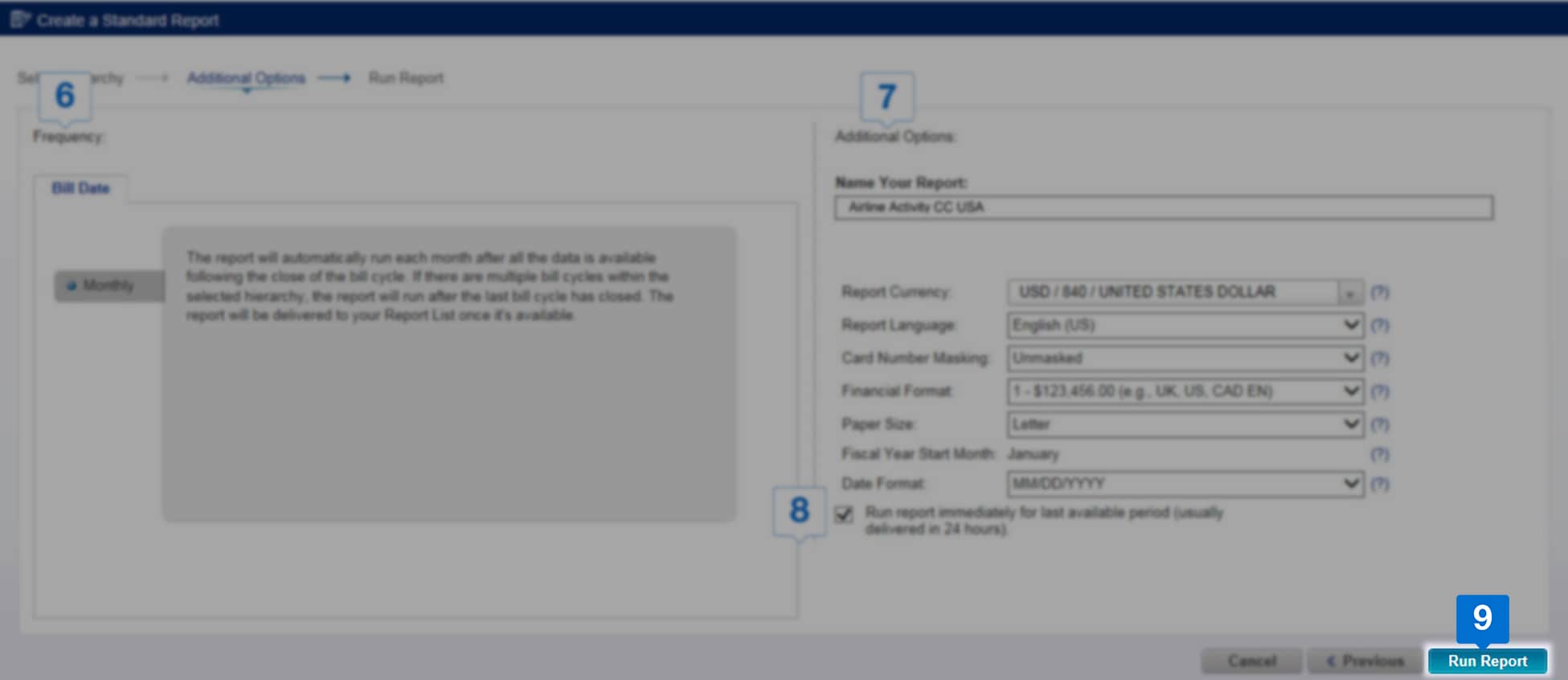 generate-report Run Report