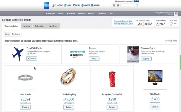  redemption options available