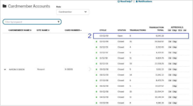 click desired billing