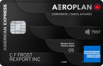 Carte Aéroplan Aéroplan entreprise American Express
