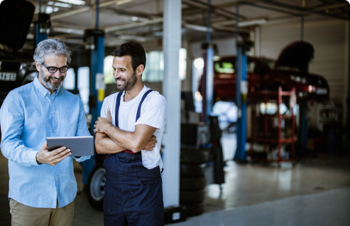 Départ client chez autoshop