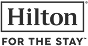 Hilton For The Stay logo.