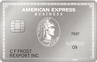 The Business Platinum Card in mirror design.