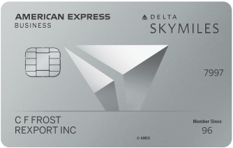 The Delta SkyMiles Platinum Business Card.