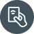 Hand using tap-to-pay on credit card.