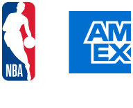 Logo Lock-up featuing NBA and Amex logos