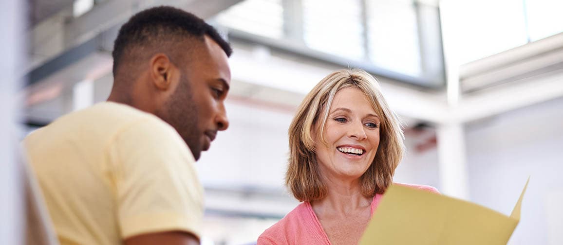 A person discussing about points on a mortgage with a lender