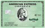 American Express Green Business card art